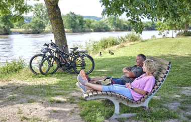Neckaruferpromenade Offenau | HeilbronnerLand | © Touristikgemeinschaft HeilbronnerLand