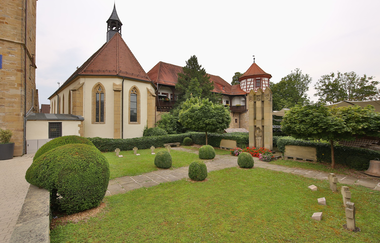 am Schlossgraben | Neuenstadt am Kocher | HeilbronnerLand | © Arbeitsgemeinschaft Kocher-Jagst-Radweg