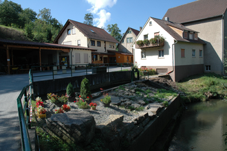 Mühlencafé Oettinger Mühle | RadServiceSation HeilbronnerLand | © Touristikgemeinschaft HeilbronnerLand