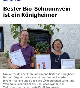 Ökologischer Land- & Weinbau Seitz