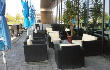 Panorama Bar Restaurant Stavros | Neckarwestheim | Terrasse | © Neckar-Zaber-Tourismus e.V.