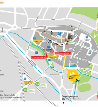 Parkplätze in Bretten