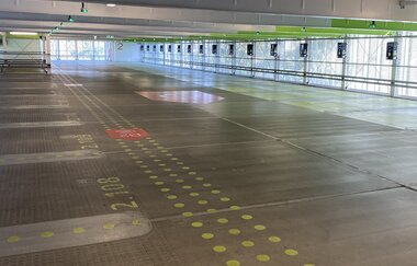 Parkhaus experimenta Heilbronn | E-Bike Ladestation
