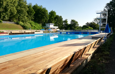 Mineralfreibad Bad Wimpfen | HeilbronnerLand | © Stadt Bad Wimpfen