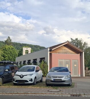 Parkplatz am Friedhof Braunsbach | © Hohenlohe + Schwäbisch Hall Tourismus e. V.