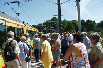 Parkplatz an der S-Bahnhaltestelle Kraichtal-Unteröwisheim Bf | © Land der 1000 Hügel - Kraichgau-Stromberg