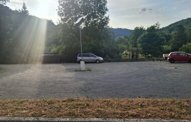 Parkplatz Krautgärten in Braunsbach | © Hohenlohe + Schwäbisch Hall Tourismus e. V.