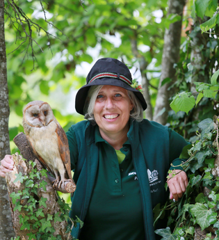 Petra Kuch | Naturparkführerin Schwäbisch-Fränkischer Wald | © Monika Sanwald