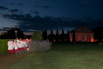 Pfarr- und Wallfahrtskirche St. Johannes Baptist in Hirschberg-Leutershausen | © Dorothea Burkhardt