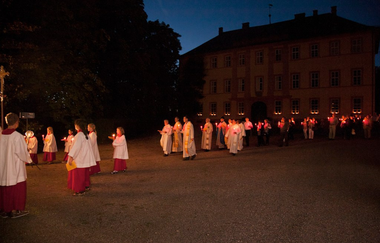 Pfarr- und Wallfahrtskirche St. Johannes Baptist in Hirschberg-Leutershausen | © Dorothea Burkhard
