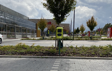 Ladestation für Elektrofahrzeuge - Parkplatz Pflanzen Kölle | © Heilbronn Marketing GmbH