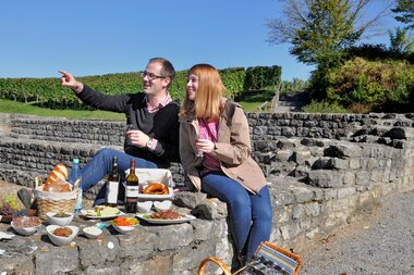 Picknick am Römischen Gutshof | Lauffen am Neckar | HeilbronnerLand | © Touristikgemeinschaft HeilbronnerLand e.V.