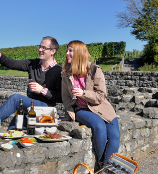 Picknick am Römischen Gutshof | Lauffen am Neckar | HeilbronnerLand | © Touristikgemeinschaft HeilbronnerLand e.V.