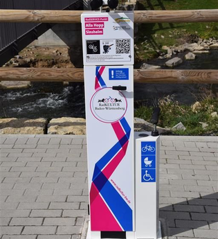 RadSERVICE-Station Sinsheim/alla hopp!-Anlage | © Stadt Sinsheim