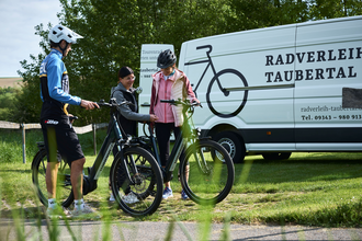 Radverleih Taubertal | © Tourimia Tourismus GmbH | Stefan Leitner Photography