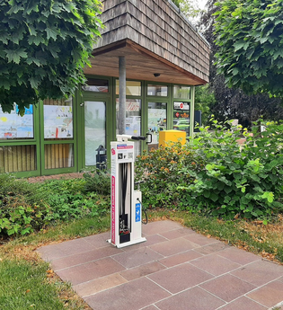 RadSERVICE-Punkt Rathaus Fichtenau | © Hohenlohe + Schwäbisch Hall Tourismus e. V.