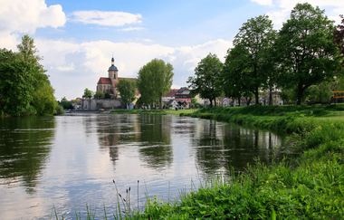 Blick auf die Regiswindiskirche | © Stadtverwaltung Lauffen am Neckar