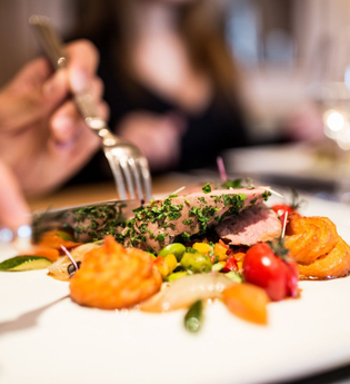 Meiser Vital Hotel in Fichtenau: Candle Light Dinner | © Hohenlohe Schwäbisch Hall