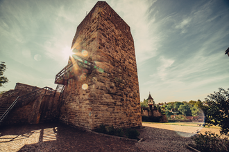 Roter Turm mit Nürnberger Türmchen | © Stadt Bad Wimpfen