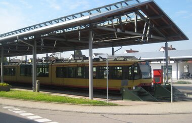 S-Bahn Haltestelle Kraichtal-Menzingen (Baden) | © Land der 1000 Hügel - Kraichgau-Stromberg
