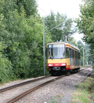 S-Bahn Haltestelle Martin-Luther-Straße Kraichtal-Unteröwisheim | © Land der 1000 Hügel - Kraichgau-Stromberg