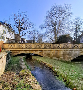 Sattelmayerbrücke | © Hohenloher Perlen