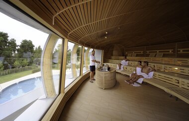 Soleo sauna area