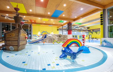 Kinderbereich im Schenkenseebad | © © Stadtwerke Schwäbisch Hall GmbH | Hallywood-Productions