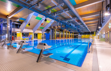 Innenbereich des Schenkenseebades | © © Stadtwerke Schwäbisch Hall GmbH | Hallywood-Productions