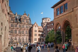 Innenhof des Heidelberger Schlosses. | © Heidelberg Marketing / Tobias Schwerdt