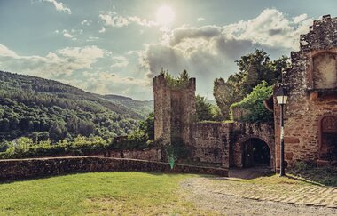 Schloss Hirschhorn / Odenwald | © Touristikgemeinschaft Odenwald e.V.