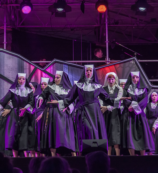 Aufführung Sister Act | Zwingenberg | Odenwald | © Landratsamt Neckar-Odenwald-Kreis