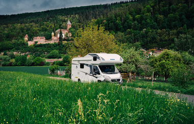 Blick auf Schloss Zwingenberg | Odenwald | © Touristikgemeinschaft Odenwald e.V.