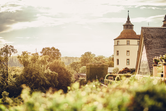 Turm von Schloss Langenburg - Kocher-Jagst-Radweg Etappe 5 | © Arbeitsgemeinschaft Kocher-Jagst-Radweg