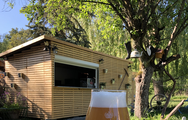 Neue Hütte | Schozach Bahnhöfle - Biergarten & RadServiceStation | HeilbronnerLand | © Schozach Bahnhöfle