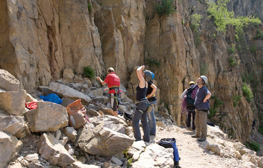 Schriesheimer Steinbruch Kletteranlage | © Dorothea Burkhardt