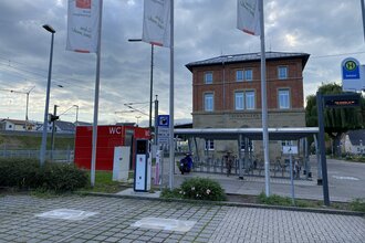 E-Bike Ladestation | Schwaigern Bahnhof | HeilbronnerLand | © Stadt Schwaigern