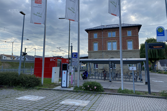 E-Bike Ladestation | Schwaigern Bahnhof | HeilbronnerLand | © Stadt Schwaigern