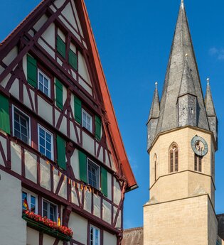 Schwebegiebelhaus (Kirchgasse 22) | © Große Kreisstadt Eppingen