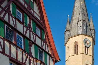 Schwebegiebelhaus (Kirchgasse 22) | © Große Kreisstadt Eppingen