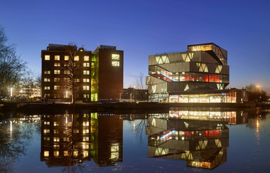 Außenansicht der Experimenta Heilbronn | © experimenta gGmbH/ Roland Halbe