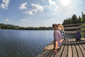Breitenauer See | Pause am Steg | HeilbronnerLand | © Touristikgemeinschaft HeilbronnerLand