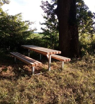 Sitzbank am Waldrand | © Liebliches Taubertal