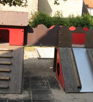 Spielplatz "Hinter der alten Schule" Kraichtal-Oberacker | © Land der 1000 Hügel - Kraichgau-Stromberg