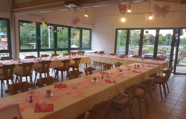 Sportheimgaststätte Kocher Aue Innenansicht | © Heike Roth