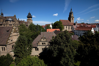 Mittelalterliches Neuenstein mit Schloss und evangelischer Stadtkirche, Hohenlohe | © Touristikgemeinschaft Hohenlohe e. V. | Achim Mende