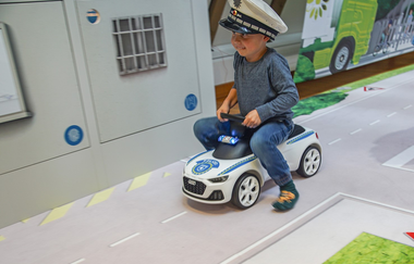 Indoor-Verkehrsparcour | © Stadtmuseum Neckarsulm