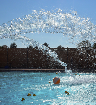 Stadtrundgang Station 10: Vom Volksbad zum modernen Freizeitbad | © Stadtverwaltung Hockenheim