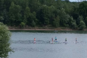 Standing-up-Paddling in Brühl