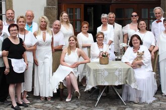 Festspielgruppe Besetzung Der ideale Gatte | © Festspielverein Bad Wimpfen